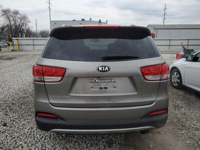 5XYPHDA54HG232258 - 2017 KIA SORENTO EX GRAY photo 6