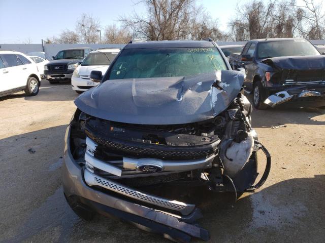 1FM5K7D86EGB38922 - 2014 FORD EXPLORER XLT GRAY photo 5