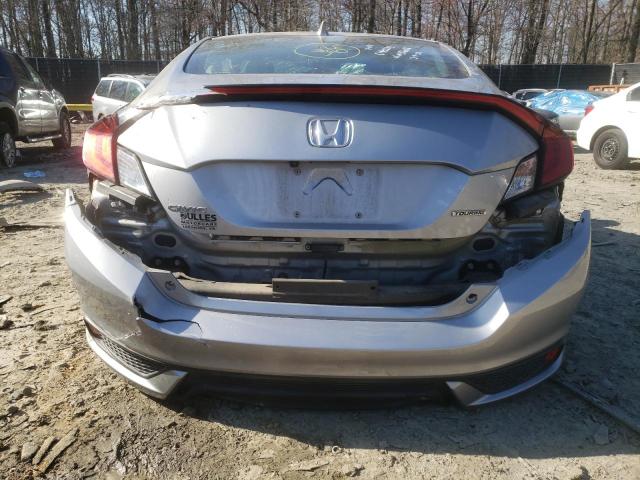 2HGFC3B90JH356042 - 2018 HONDA CIVIC TOURING SILVER photo 6