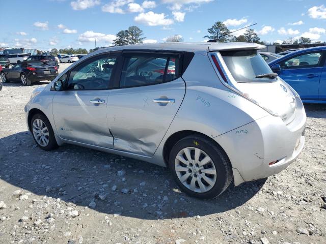 1N4BZ0CP3HC306018 - 2017 NISSAN LEAF S SILVER photo 2