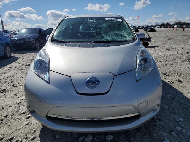 1N4BZ0CP3HC306018 - 2017 NISSAN LEAF S SILVER photo 5