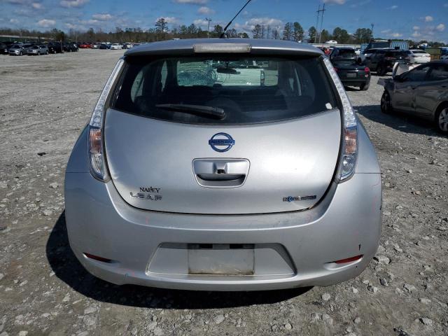 1N4BZ0CP3HC306018 - 2017 NISSAN LEAF S SILVER photo 6