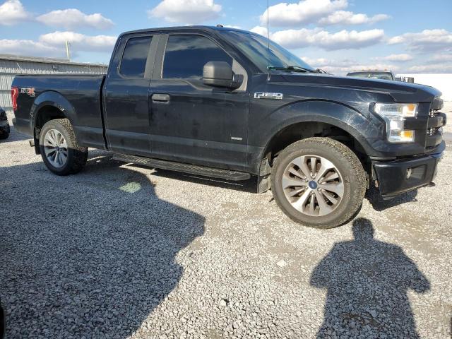 1FTEX1EP0HFB32147 - 2017 FORD F150 SUPER CAB BLACK photo 4