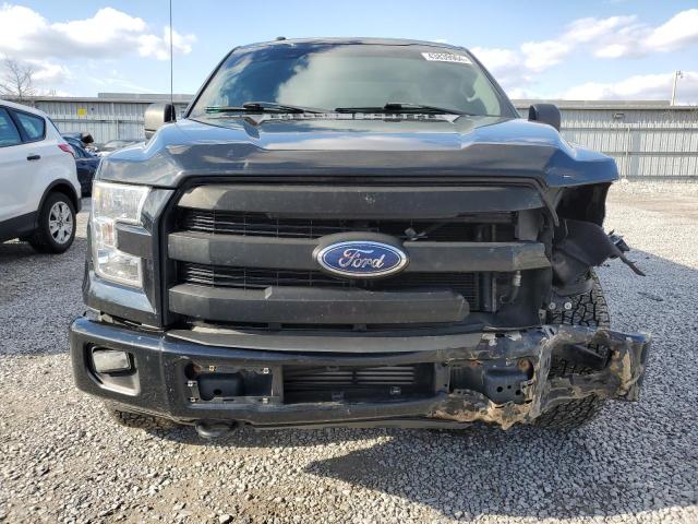 1FTEX1EP0HFB32147 - 2017 FORD F150 SUPER CAB BLACK photo 5