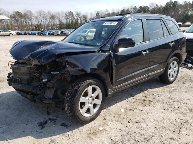 5NMSH13E09H323489 - 2009 HYUNDAI SANTA FE SE BLACK photo 1