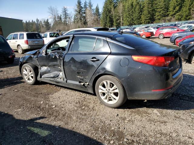 KNAGN4A72B5063283 - 2011 KIA OPTIMA EX BLACK photo 2