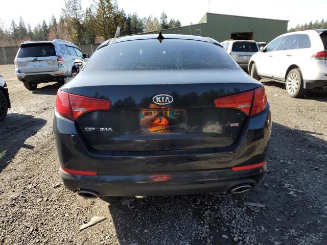 KNAGN4A72B5063283 - 2011 KIA OPTIMA EX BLACK photo 6