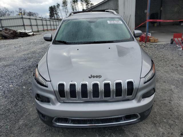 1C4PJMDS3GW193525 - 2016 JEEP CHEROKEE LIMITED SILVER photo 5