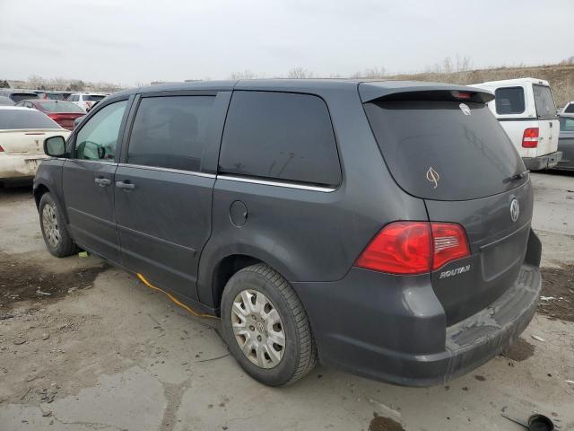 2C4RVAAG1CR390532 - 2012 VOLKSWAGEN ROUTAN S GRAY photo 2