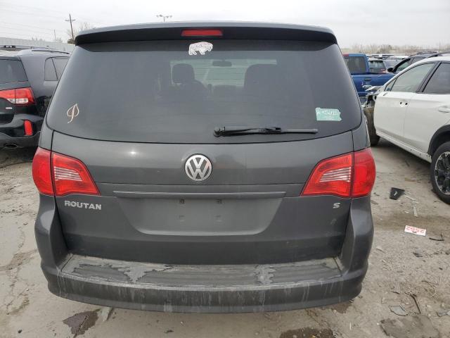 2C4RVAAG1CR390532 - 2012 VOLKSWAGEN ROUTAN S GRAY photo 6
