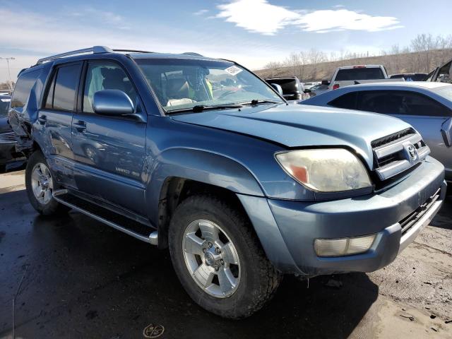 JTEBT17R530027267 - 2003 TOYOTA 4RUNNER LIMITED BLUE photo 4