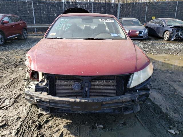 KNAGE228595357234 - 2009 KIA OPTIMA LX RED photo 5