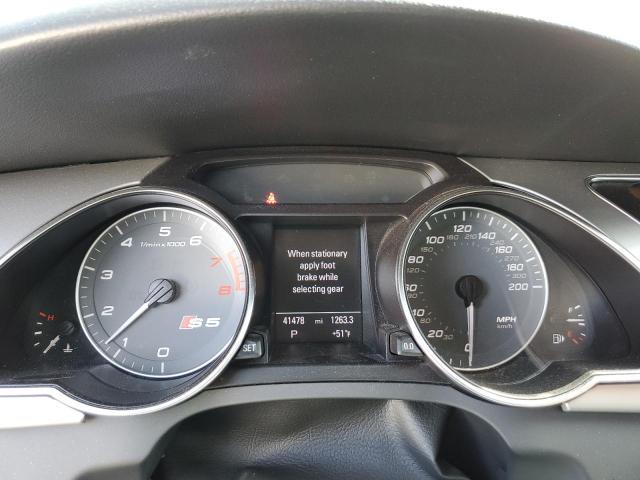 WAUVVAFR6CA012751 - 2012 AUDI S5 PRESTIGE WHITE photo 9