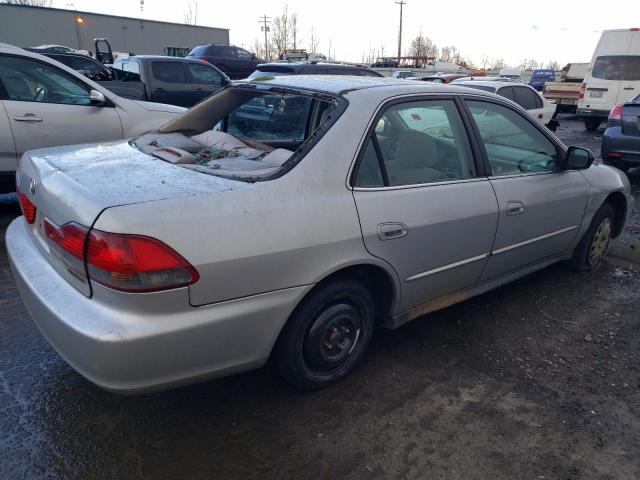 1HGCF86692A020347 - 2002 HONDA ACCORD VALUE SILVER photo 3