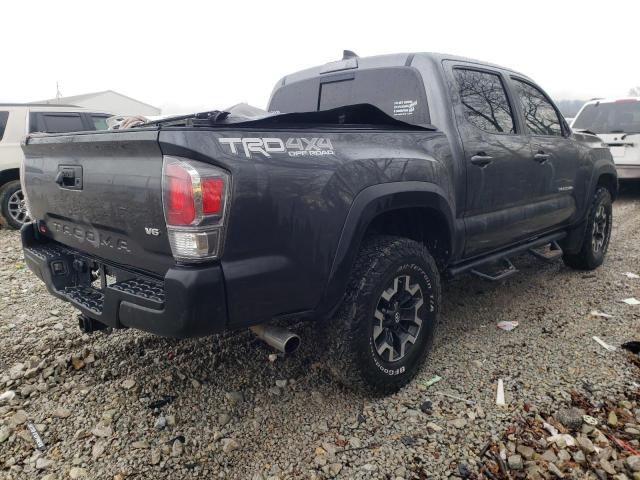 3TMCZ5AN9MM390769 - 2021 TOYOTA TACOMA DOUBLE CAB GRAY photo 3