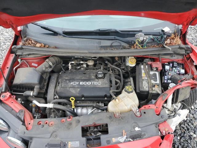 1G1JA6SG2F4182793 - 2015 CHEVROLET SONIC LS RED photo 11