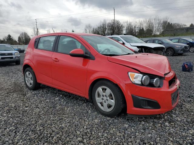 1G1JA6SG2F4182793 - 2015 CHEVROLET SONIC LS RED photo 4