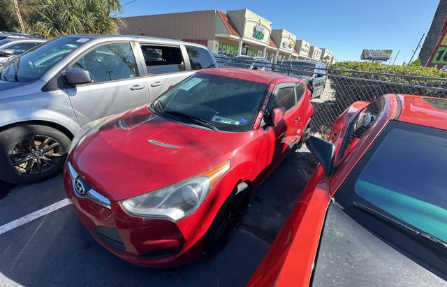 KMHTC6AD0CU027491 - 2012 HYUNDAI VELOSTER RED photo 2