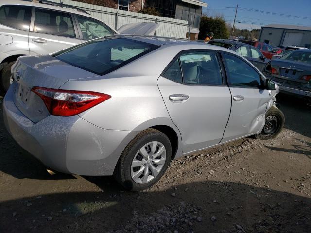 2T1BURHE2FC313308 - 2015 TOYOTA COROLLA L SILVER photo 3