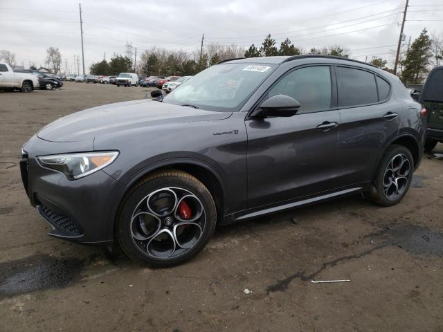 ZASPAKBN0M7D13277 - 2021 ALFA ROMEO STELVIO TI GRAY photo 1