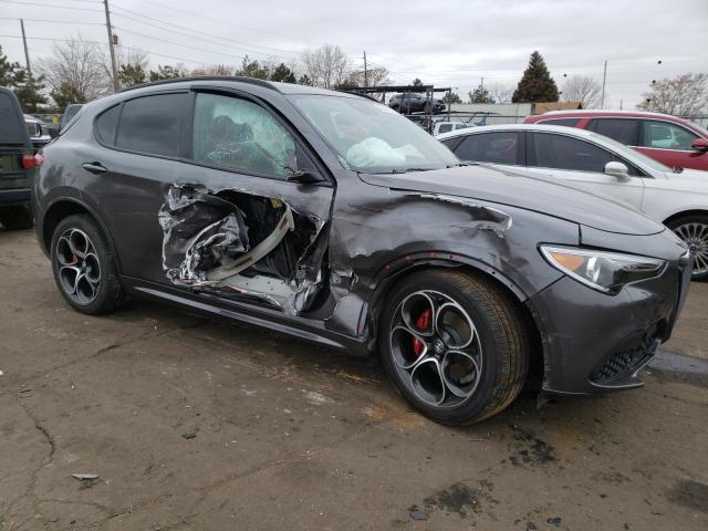 ZASPAKBN0M7D13277 - 2021 ALFA ROMEO STELVIO TI GRAY photo 4