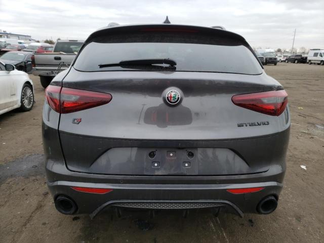 ZASPAKBN0M7D13277 - 2021 ALFA ROMEO STELVIO TI GRAY photo 6