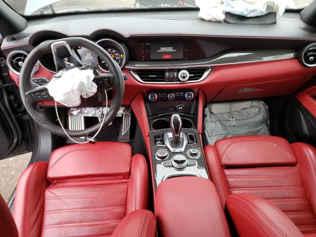 ZASPAKBN0M7D13277 - 2021 ALFA ROMEO STELVIO TI GRAY photo 8