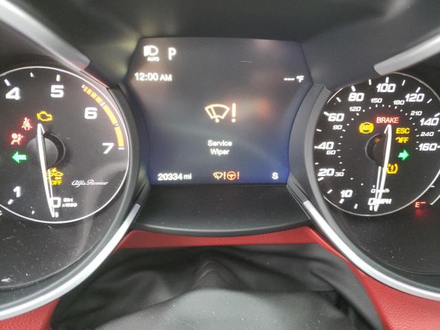 ZASPAKBN0M7D13277 - 2021 ALFA ROMEO STELVIO TI GRAY photo 9