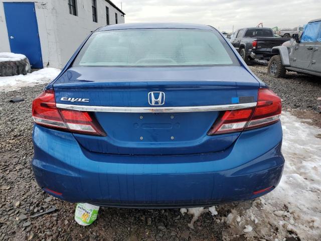 19XFB2F50FE220810 - 2015 HONDA CIVIC LX BLUE photo 6