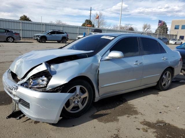 JHMCN364X6C000474 - 2006 HONDA ACCORD HYBRID SILVER photo 1