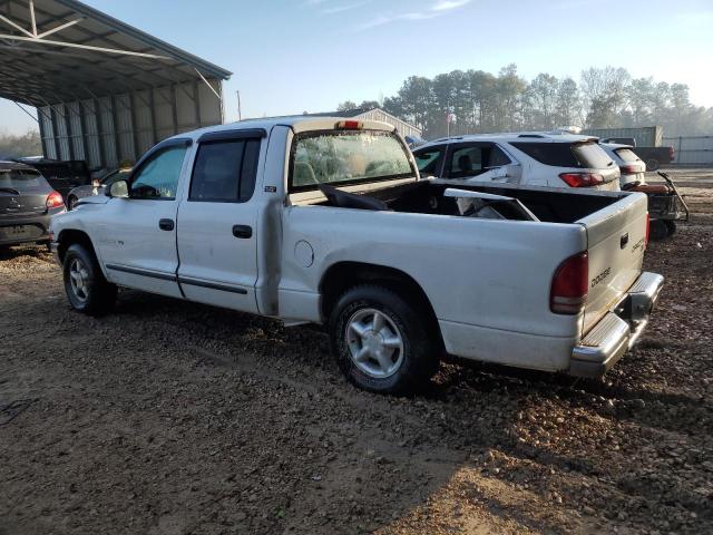 1B7GL2ANXYS694899 - 2000 DODGE DAKOTA QUAD WHITE photo 2