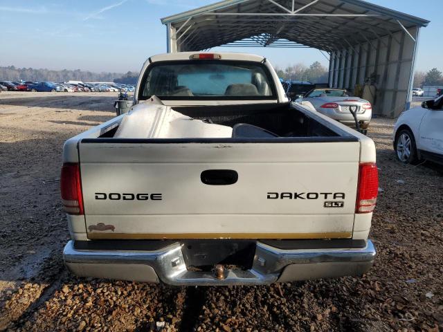 1B7GL2ANXYS694899 - 2000 DODGE DAKOTA QUAD WHITE photo 6