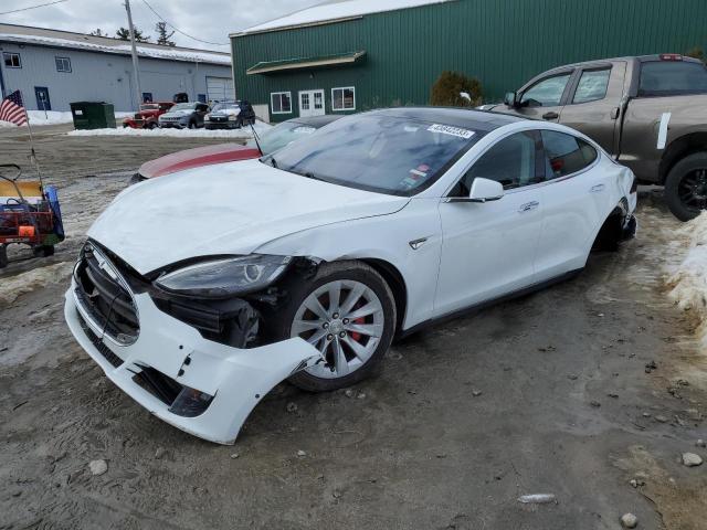 5YJSA1E27FF111547 - 2015 TESLA MODEL S Սպիտակ լուսանկար 1