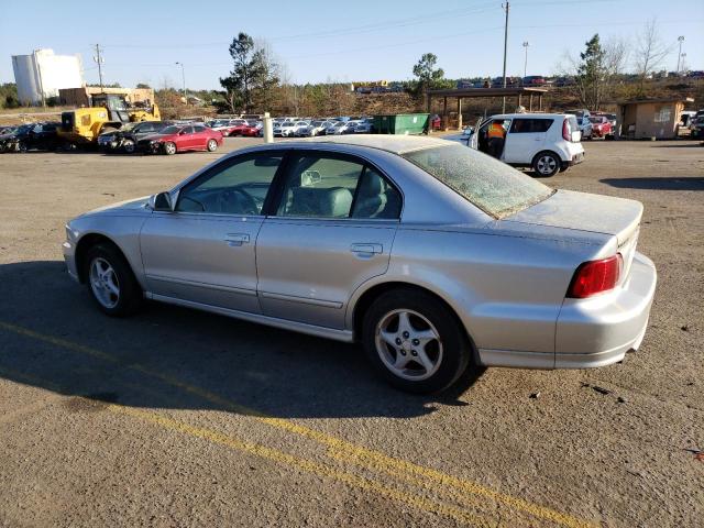 4A3AA46GX3E105419 - 2003 MITSUBISHI GALANT ES SILVER photo 2