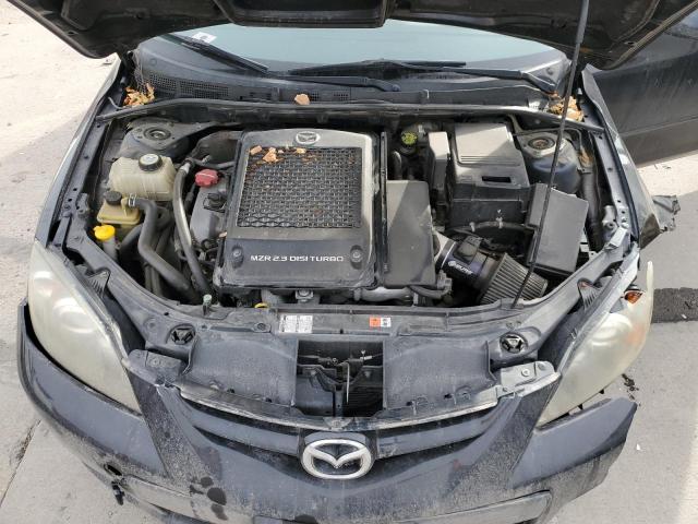 JM1BK34M981822304 - 2008 MAZDA SPEED 3 BLACK photo 11