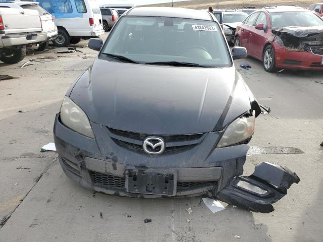JM1BK34M981822304 - 2008 MAZDA SPEED 3 BLACK photo 5