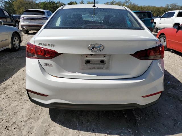 3KPC24A38KE066216 - 2019 HYUNDAI ACCENT SE WHITE photo 6