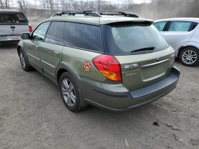 4S4BP86C974308058 - 2007 SUBARU LEGACY OUTBACK 3.0R LL BEAN GREEN photo 2