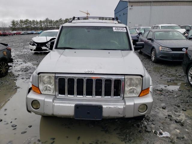 1J8HG58216C276656 - 2006 JEEP COMMANDER LIMITED SILVER photo 5