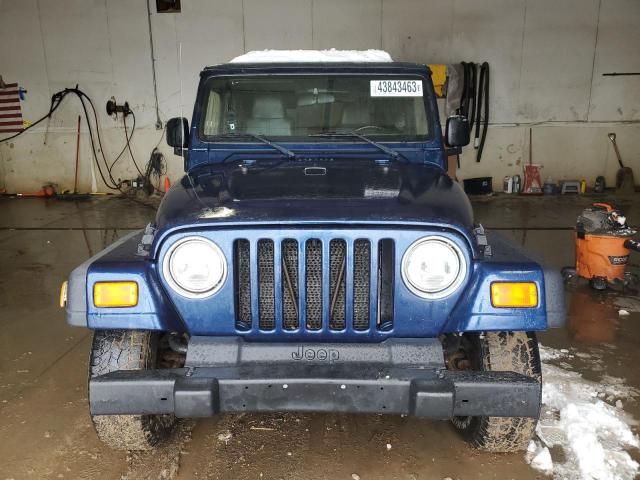 1J4FA29143P371506 - 2003 JEEP WRANGLER / SE BLUE photo 5