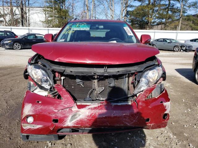 2T2BK1BA6BC091925 - 2011 LEXUS RX 350 RED photo 5