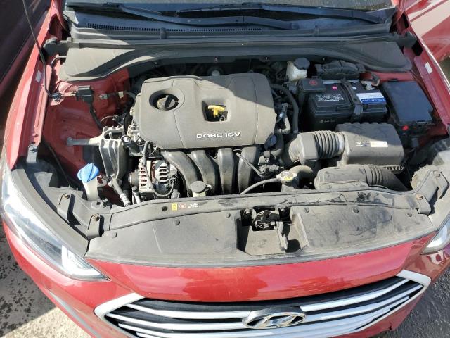 KMHD84LF4HU061420 - 2017 HYUNDAI ELANTRA SE RED photo 11