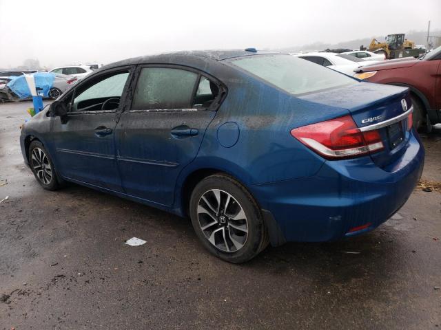 2HGFB2F96DH554717 - 2013 HONDA CIVIC EXL BLUE photo 2