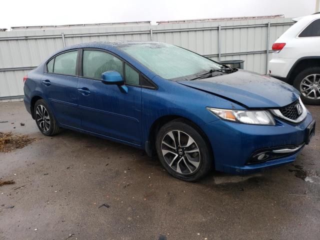 2HGFB2F96DH554717 - 2013 HONDA CIVIC EXL ლურჯი ფოტო 4