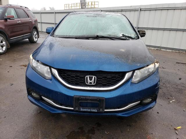 2HGFB2F96DH554717 - 2013 HONDA CIVIC EXL ლურჯი ფოტო 5