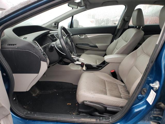 2HGFB2F96DH554717 - 2013 HONDA CIVIC EXL BLUE photo 7