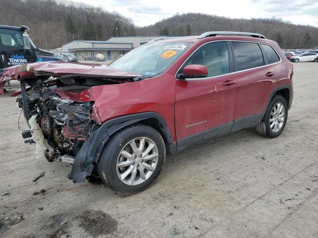 1C4PJMDS6HW646943 - 2017 JEEP CHEROKEE LIMITED BURGUNDY photo 1