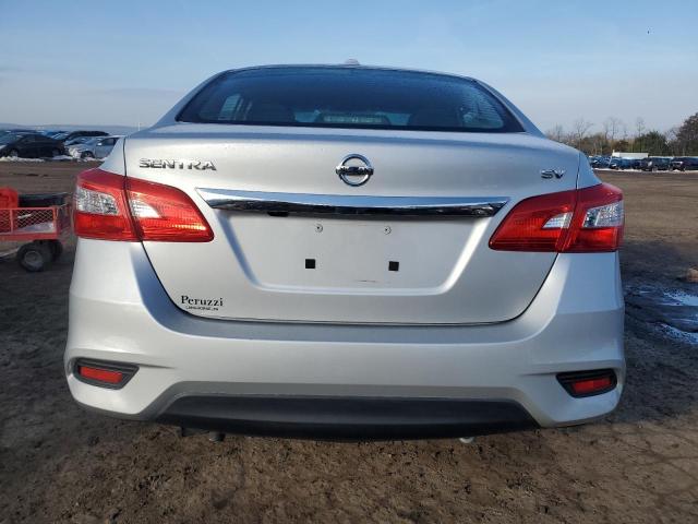 3N1AB7AP0HY393909 - 2017 NISSAN SENTRA S SILVER photo 6