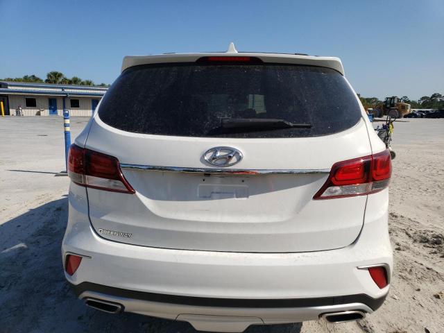 KM8SN4HF2HU244484 - 2017 HYUNDAI SANTA FE SE WHITE photo 6