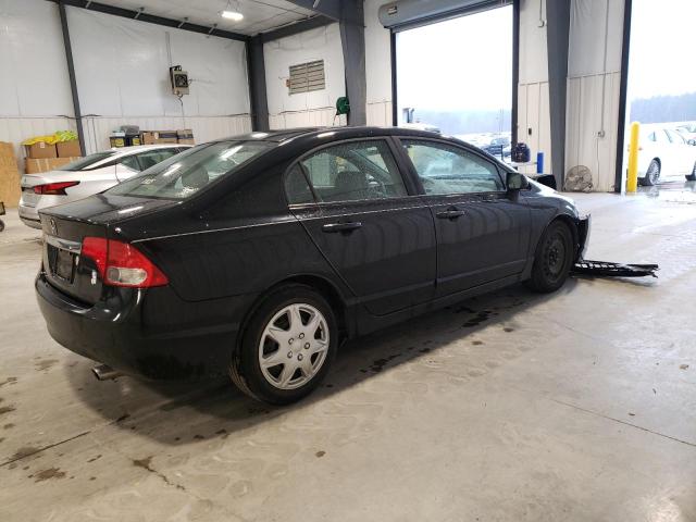 2HGFA16549H359670 - 2009 HONDA CIVIC LX BLACK photo 3